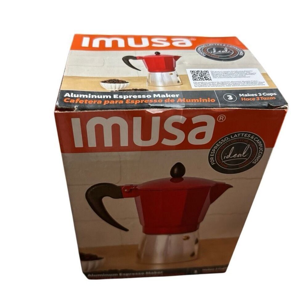Imusa Aluminum 3 Cup Espresso Maker